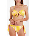 Maillots de bain sur Grenoble : Maillots de bain Admas Ensemble 2 pi&egrave;ces bikini bandeau push-up Life Dots Jaune