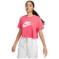 Tee-shirts sur Grenoble : T-shirt Nike TEE-SHIRT COURT SPORTSWEAR ESSENTIAL - SEA CORAL/WHITE - L