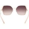 Lunettes de soleil Guess GU7843 Lunettes de soleil, Or/Marron, 61 mm Dor&eacute;