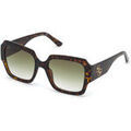 Lunettes sur Grenoble : Lunettes de soleil Guess GU7681 Lunettes de soleil, Havana/Vert, 54 mm