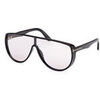 Lunettes de soleil Tom Ford FT1182 ACHILLES Lunettes de soleil, Noir/Fum&eacute;e Noir