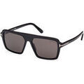 Lunettes sur Grenoble : Lunettes de soleil Tom Ford FT1176 VINCENT Lunettes de soleil, Noir/Fum&eacute;e, 56 mm Noir