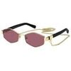 Lunettes de soleil Marc Jacobs MARC 496/S Lunettes de soleil, Or/Rose, 55 mm Dor&eacute;