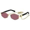 Lunettes sur Grenoble : Lunettes de soleil Marc Jacobs MARC 496/S Lunettes de soleil, Or/Rose, 55 mm Dor&eacute;