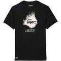 Tee-shirts sur Grenoble : T-shirt Lacoste Ultra Dry Graphic Sport T-Shirt Black