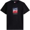 T-shirt Tommy Jeans Graphic Print Signature Logo T-Shirt Black
