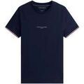 Tee-shirts sur Grenoble : T-shirt Tommy Hilfiger Slim Knit Tipped T-Shirt Navy Blue