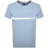 T-shirt BOSS Slim Fit RN T-Shirt Open Blue