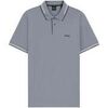 Polo BOSS Slim Fit Paul Polo Shirt Dark Grey/White