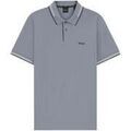 Polo BOSS Slim Fit Paul Polo Shirt Dark Grey/White