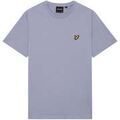 Tee-shirts sur Grenoble : T-shirt Lyle & Scott Plain T-Shirt Bubble Blue