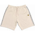 Shorts/Bermuda sur Grenoble : Short Lyle & Scott Check Panelled Sweat Shorts Cove