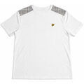 Tee-shirts sur Grenoble : T-shirt Lyle & Scott Check Panelled T-Shirt White