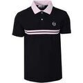 Tee-shirts sur Grenoble : T-shirt Sergio Tacchini Supermac Polo Shirt Black/Light Lilac/White