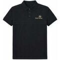 Tee-shirts sur Grenoble : T-shirt Sergio Tacchini Supermac Primo Polo Shirt Black/Gold