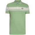 Polos sur Grenoble : Polo Sergio Tacchini Young Line Polo Shirt Quiet Green/Gardenia