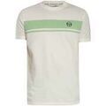 Tee-shirts sur Grenoble : T-shirt Sergio Tacchini Master Crew Neck T-Shirt Gardenia/Quiet Green