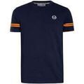 Tee-shirts sur Grenoble : T-shirt Sergio Tacchini Grello T-Shirt Maritime Blue/Orange Pepper