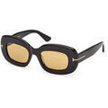 Lunettes de soleil Tom Ford FT1345 ISLAY-02 Lunettes de soleil, Noir/Jaune, 50 mm