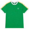 Tee-shirts sur Grenoble : T-shirt Sergio Tacchini Pino Ringer T-Shirt Fern Green/White