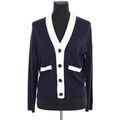Gilet Allude Cardigan bleu Gilet Allude Cardigan bleu Grenoble