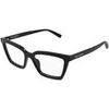 Lunettes de soleil Saint Laurent SL 912 Cadres Optiques, Noir/Transparent, 53 mm