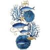 Tableaux, toiles Signes Grimalt D&eacute;coration Murale De Poissons Bleu Unique. . Maison > Tableaux, toiles.
