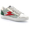 Baskets basses Semerdjian Basket mode basse &agrave; lacet pour femme ELISE multicolor