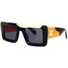Lunettes de soleil Off-White OERI069 Seattle Lunettes de soleil, Noir/Gris, 50 mm