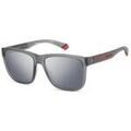 Lunettes sur Grenoble : Lunettes de soleil Polaroid PLD 2155/S Lunettes de soleil, Gris/Gris, 57 mm