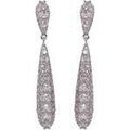 Boucles d'oreille sur Grenoble : Boucles oreilles Avant-Garde Paris Rosaette Argent&eacute;