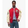 Vestes sur Grenoble : Blouson Superdry Blouson aviateur &agrave; patchs universitaires