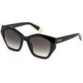 Lunettes de soleil Furla SFU885 Lunettes de soleil, Noir/Fum&eacute;e, 54 mm Noir Grenoble