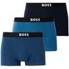 Boxers BOSS Trunk 3p Power Bleu