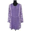 Robe courte Antik Batik Robe en soie bleue Grenoble