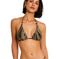 Maillots de bain sur Grenoble : Maillots de bain Selmark Haut maillot de bain triangle pr&eacute;form&eacute; SAVAGE Mare Vert