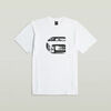 T-shirt G-Star Raw D28823-E385 G ICON GR R T-110 WHITE
