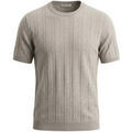 Pulls/Sweat sur Grenoble : Sweat-shirt Jeordie's 60702 GIRO MM COSTE IN RILIEVO-300 BEIGE