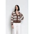 Gilets sur Grenoble : Gilet Kaos Collezioni SPJSM001-CAFFE