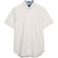 Chemises/chemisettes sur Grenoble : Chemise Superdry Chemise &agrave; Manches Courtes Oxford Preppy Blanc