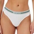 Culottes & autres bas
sur Grenoble : Strings Lacoste 8F5147 Blanc