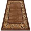 Tapis Rugsx BCF Tapis Morad FELIKS cadre, feuilles classique 120x170 cm Marron 120x170 cm. . Maison & D&eacute;co > Tapis.