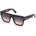 Lunettes sur Grenoble : Lunettes de soleil Tom Ford FT0847 RENEE Lunettes de soleil, Havana/Fum&eacute;e, 52 mm