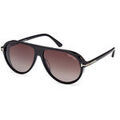 Lunettes de soleil Tom Ford FT1023 MARCUS Lunettes de soleil, Noir/Fum&eacute;e, 60 mm Noir Grenoble