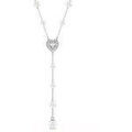 Colliers sur Grenoble : Collier Swarovski Collier en Y Ariana Grande x coeur perles de cristal