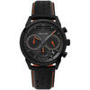 Montre Pierre Lannier Montre Homme MONARCK Gris Cuir Noir