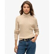 Pull Superdry Pull &agrave; col roul&eacute; ample en c&acirc;ble
