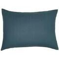 Linge de maison sur Grenoble : Taies d'oreillers, traversins Today Taie d'oreiller Essential Bleu Paon