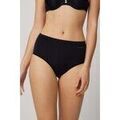 Culottes & autres bas
sur Grenoble : Slips Ysabel Mora Culotte haute adaptative aux finitions noires invisibles Noir