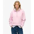 Sweat-shirt Superdry Pull &agrave; demi-zip brod&eacute; du logo Essential